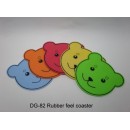 Teddy Bear Rubber Coaster Set